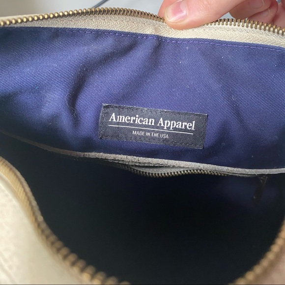 🤍American Apparel leather structured tote🤍 - Picture 7 of 10